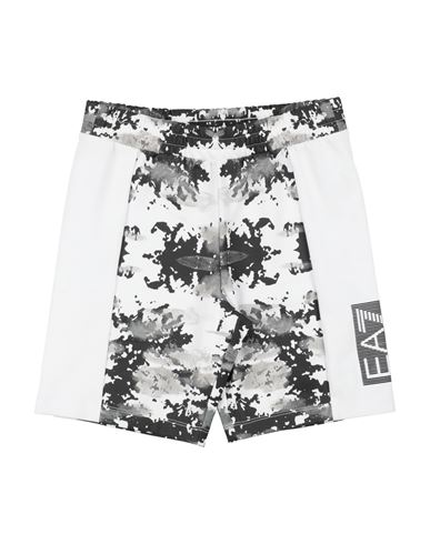 Ea7 Kid Boy Shorts & Bermuda Shorts White Size 10 Cotton