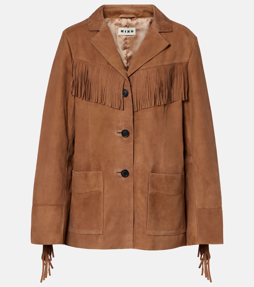 Fringed suede jacket