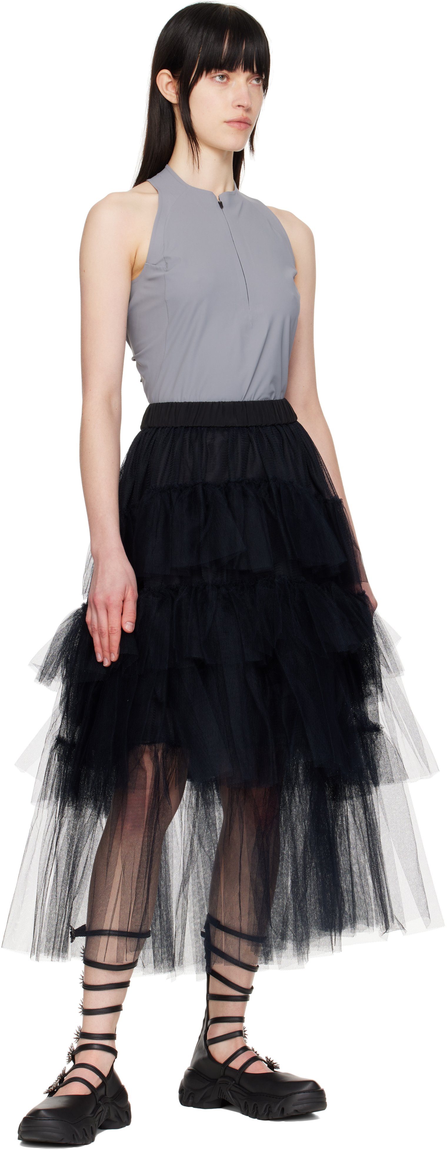 Rombaut Black MJ High Ballerina Flats