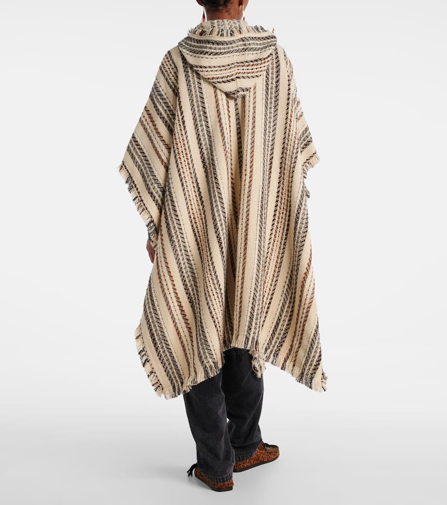 Iseline striped poncho