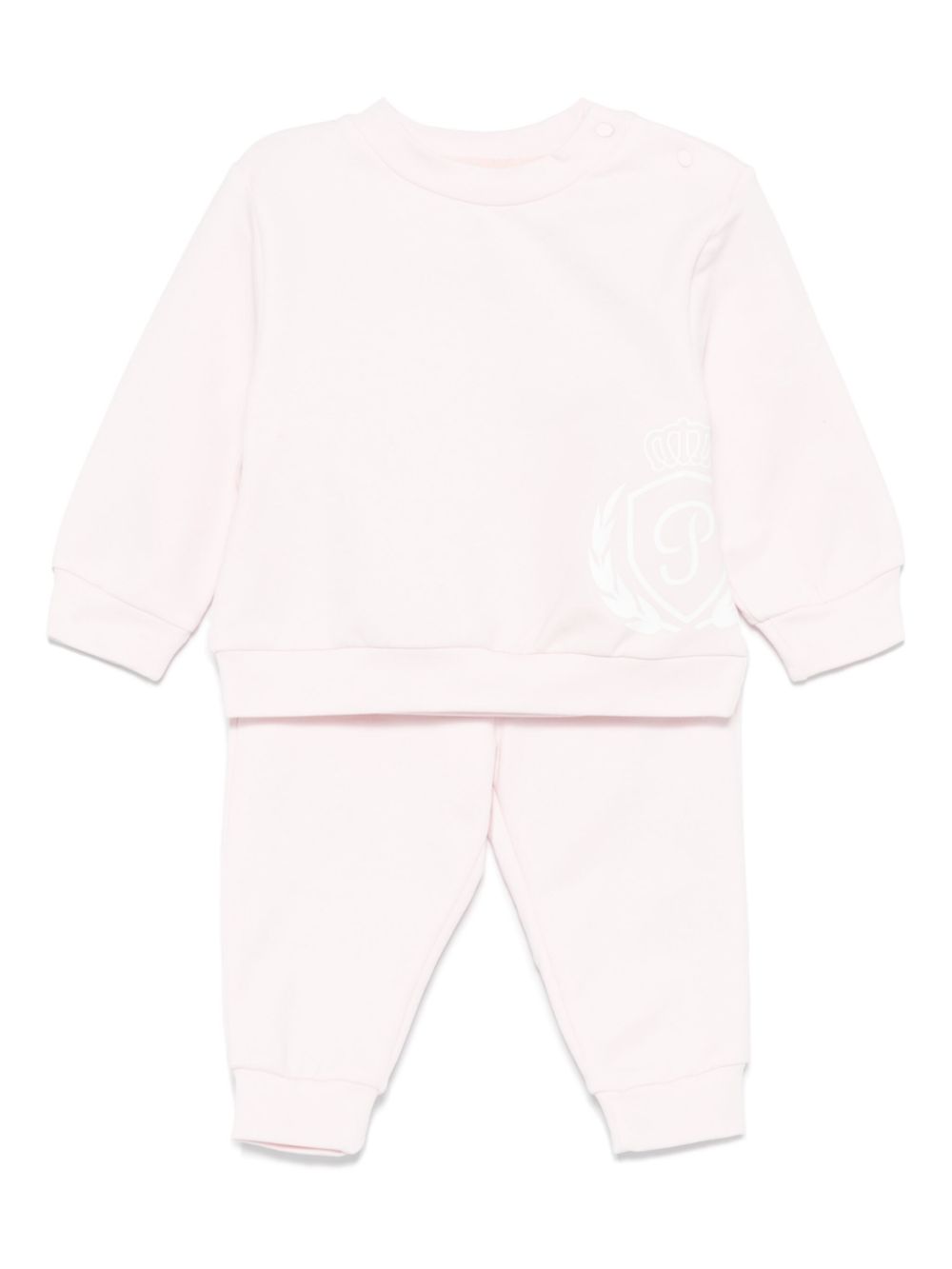 Logo-print tracksuit set - Pink