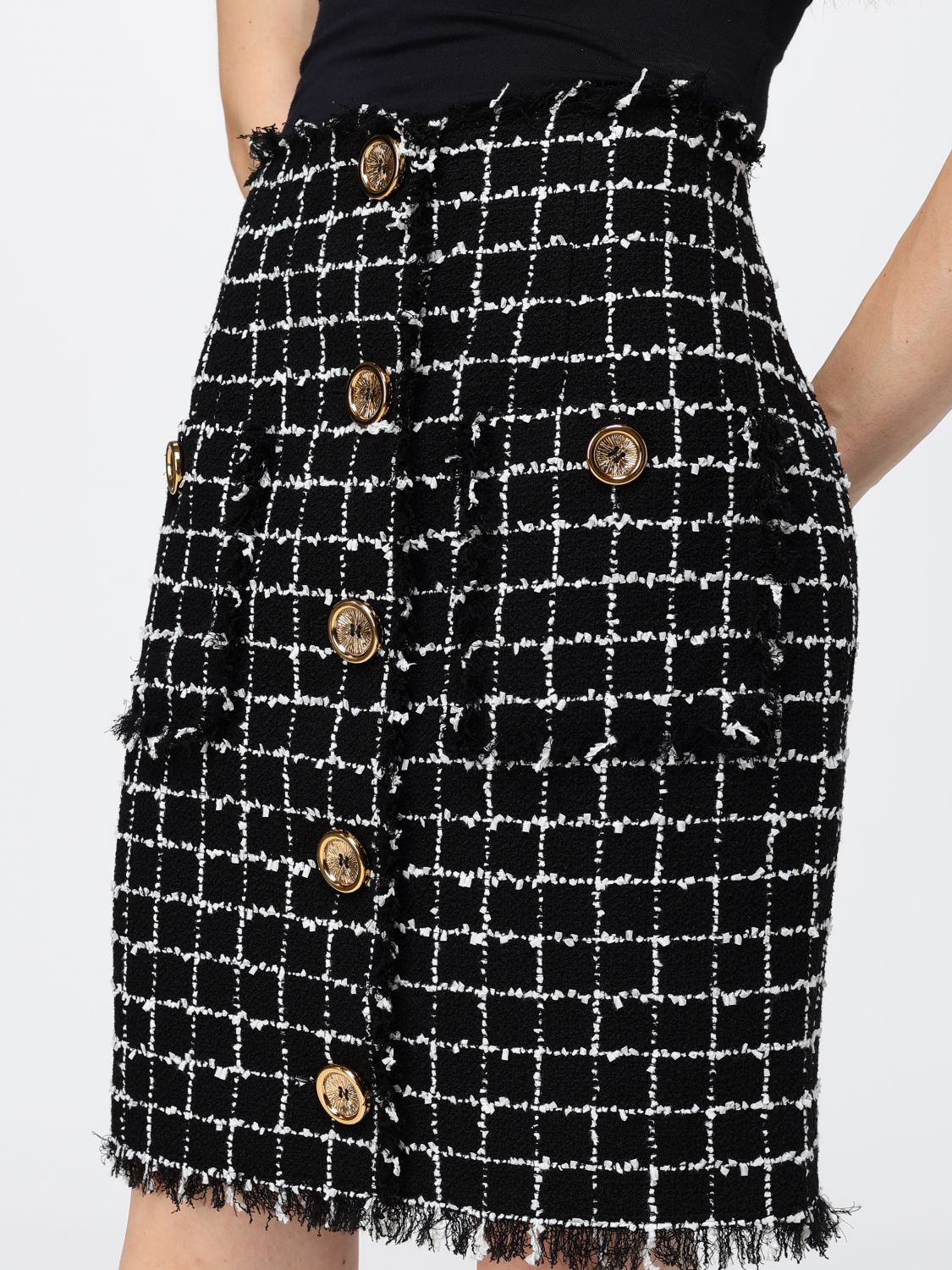 Skirt Woman color Black