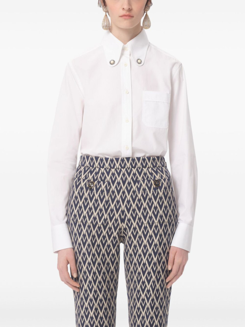 White Poplin Shirt