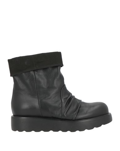 Woman Ankle boots Black Size 4 Synthetic material