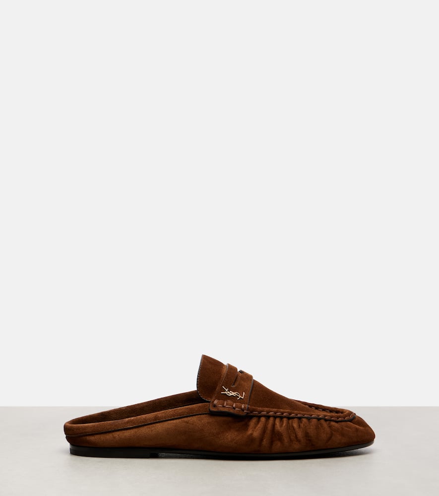 Le Loafer suede mules