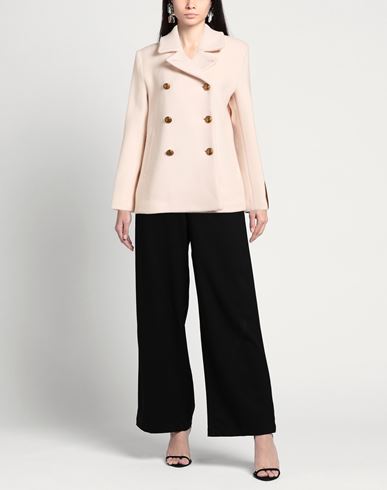 Woman Coat Light pink Size 0 Wool, Polyamide