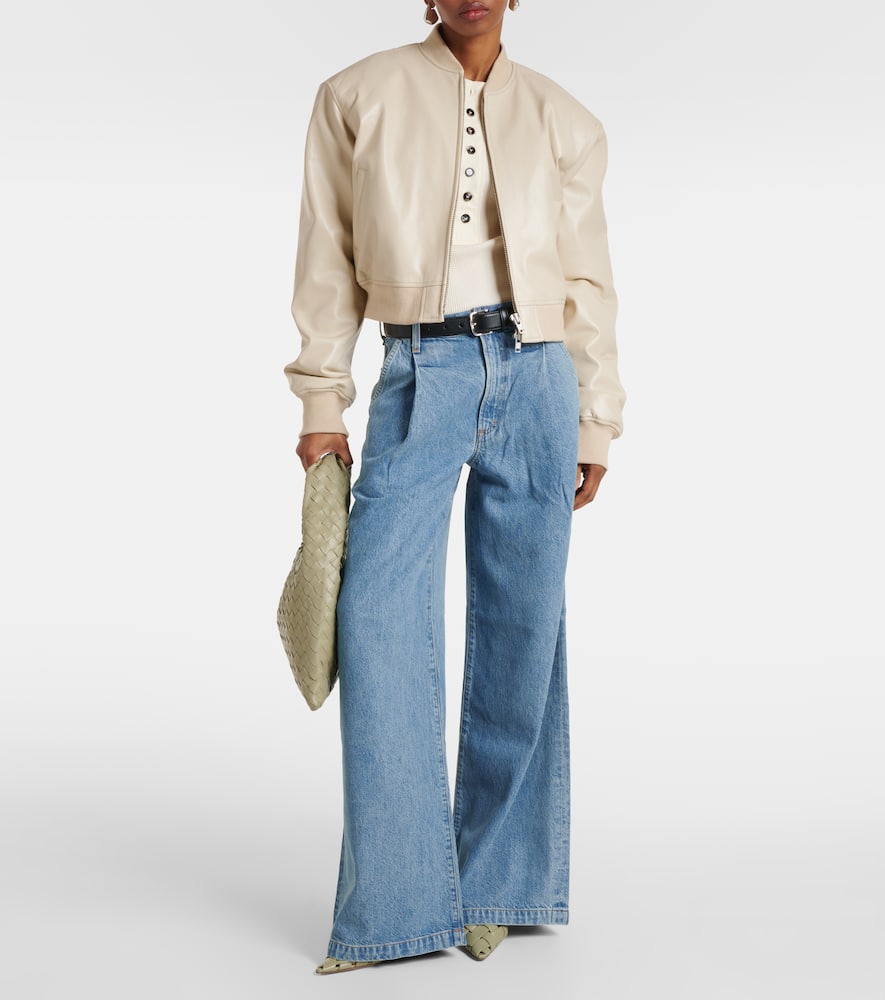 Ellis mid-rise wide-leg jeans