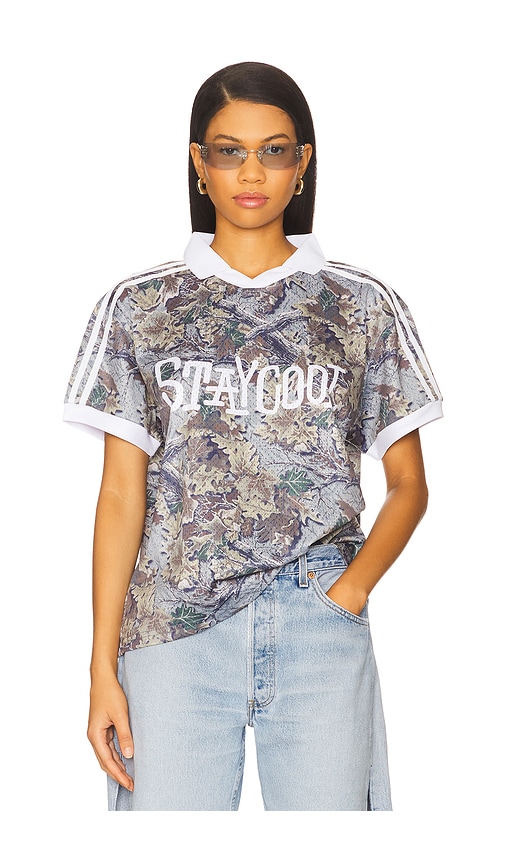 Stay Cool Tribal Jersey in Brown.  XL/1X. Also in L