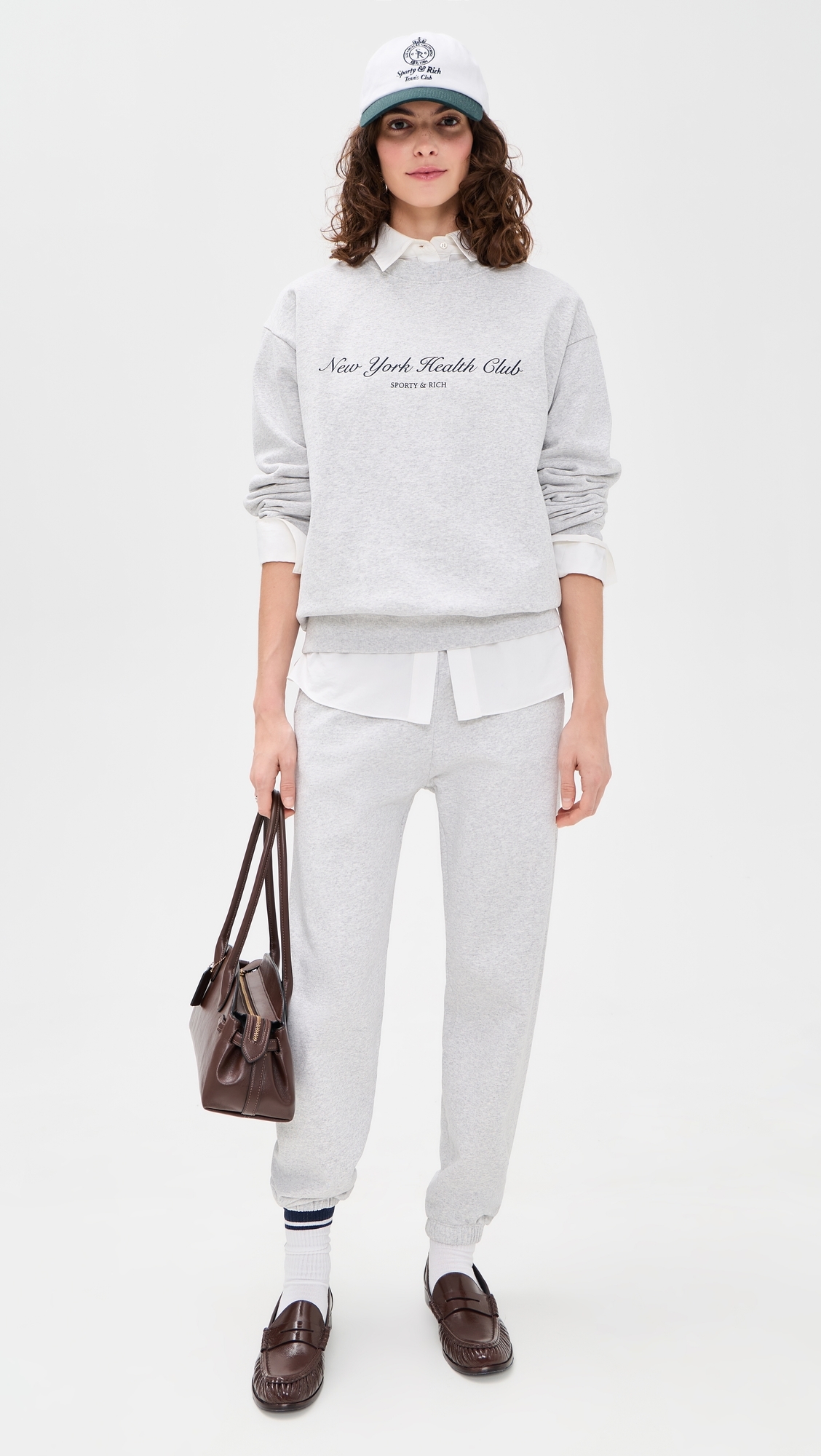 New York Health Club Sweatpants Heather Gray