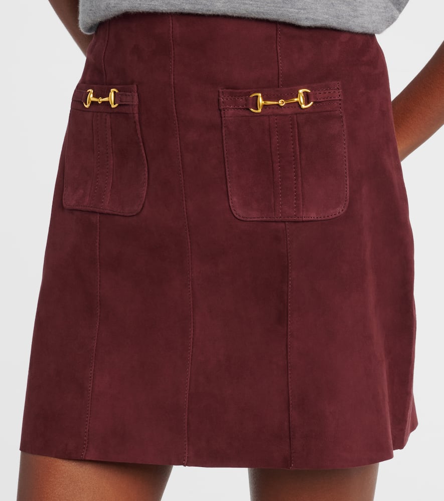 Wiley suede miniskirt
