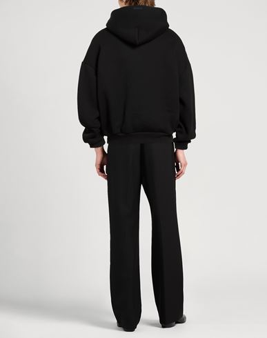 Man Sweatshirt Black Size L Cotton, Polyester, Elastane