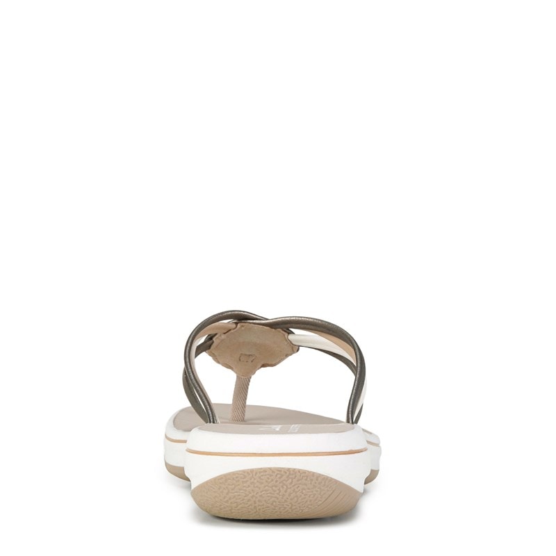 Women's Breeze Coral Cloudsteppers Flip Flop Sandals (Silver Multi)