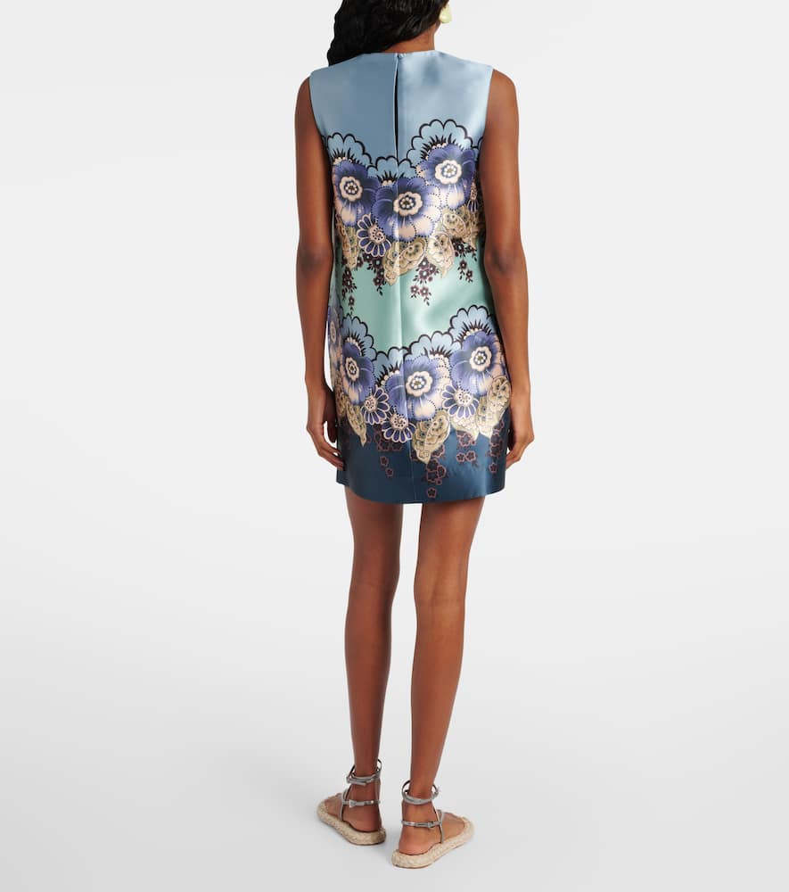 Alémais Floral satin minidress