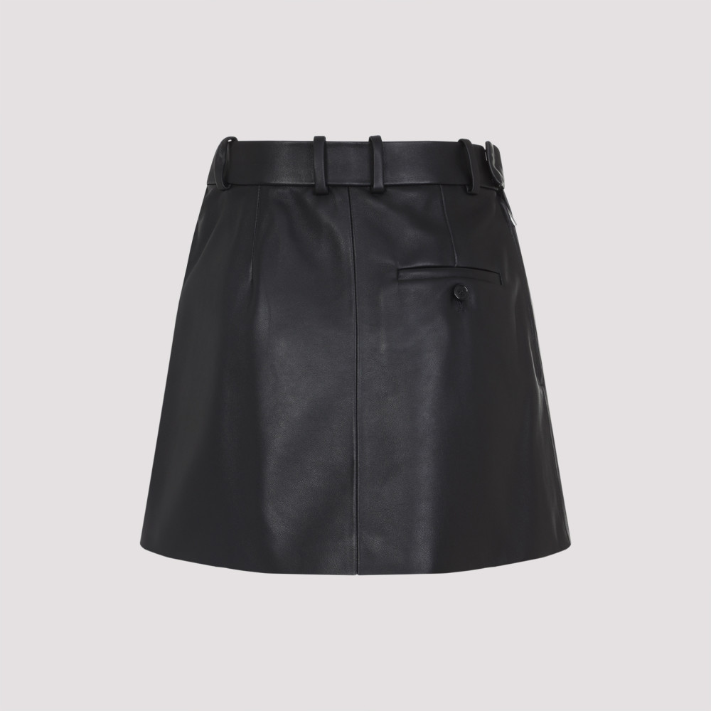 Black Draped Skirt