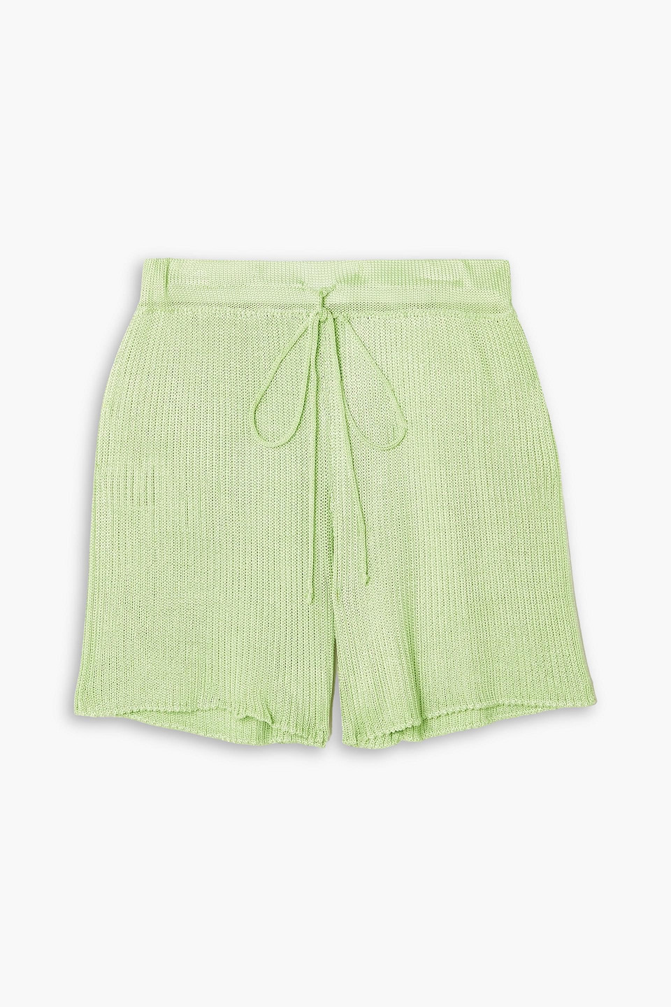 CALLE DEL MAR - Ribbed-knit shorts - Green - M