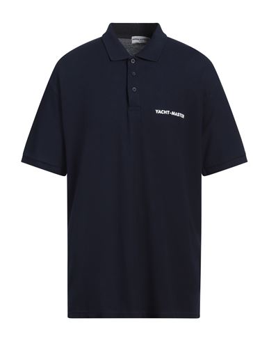 Man Polo shirt Midnight blue Size S Cotton