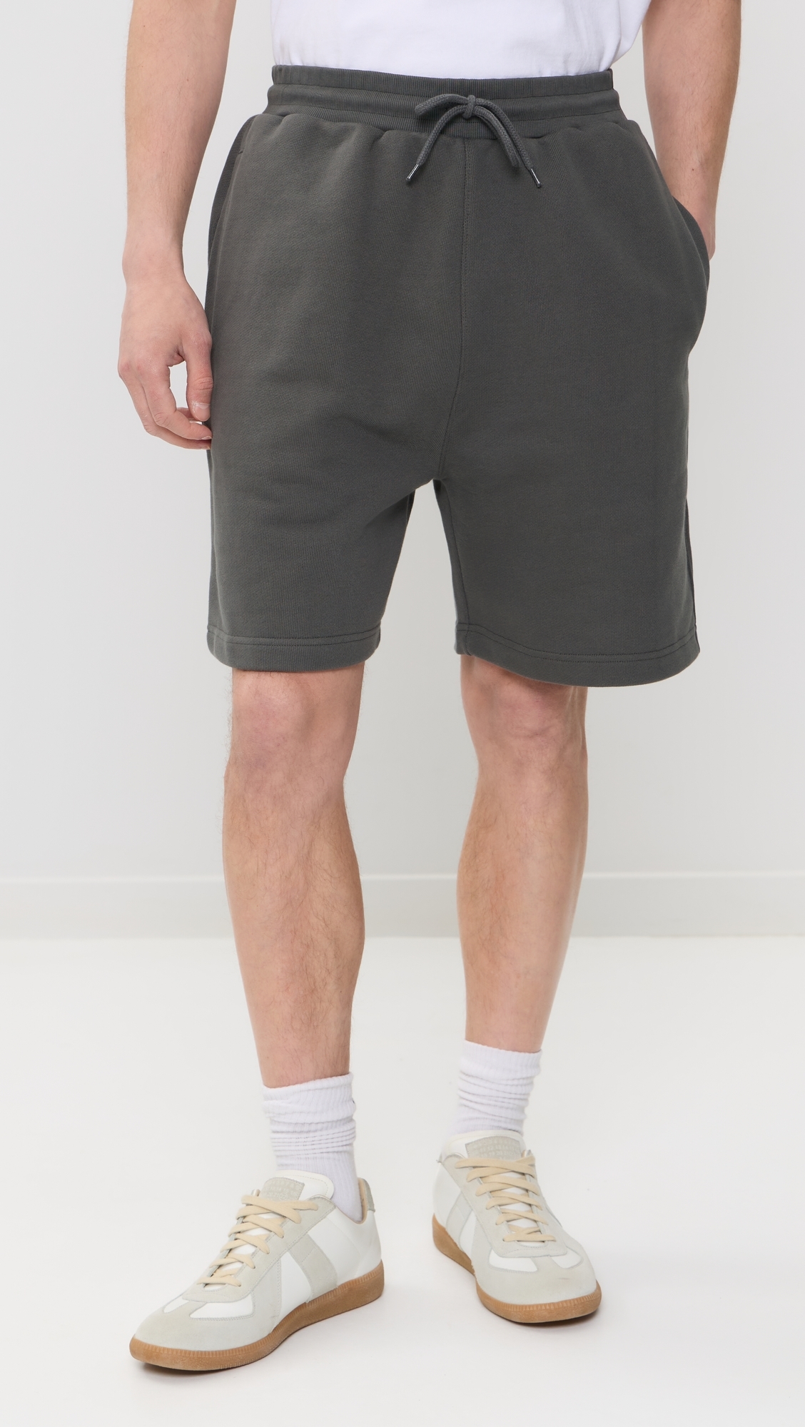 Loopback Shorts Washed Black
