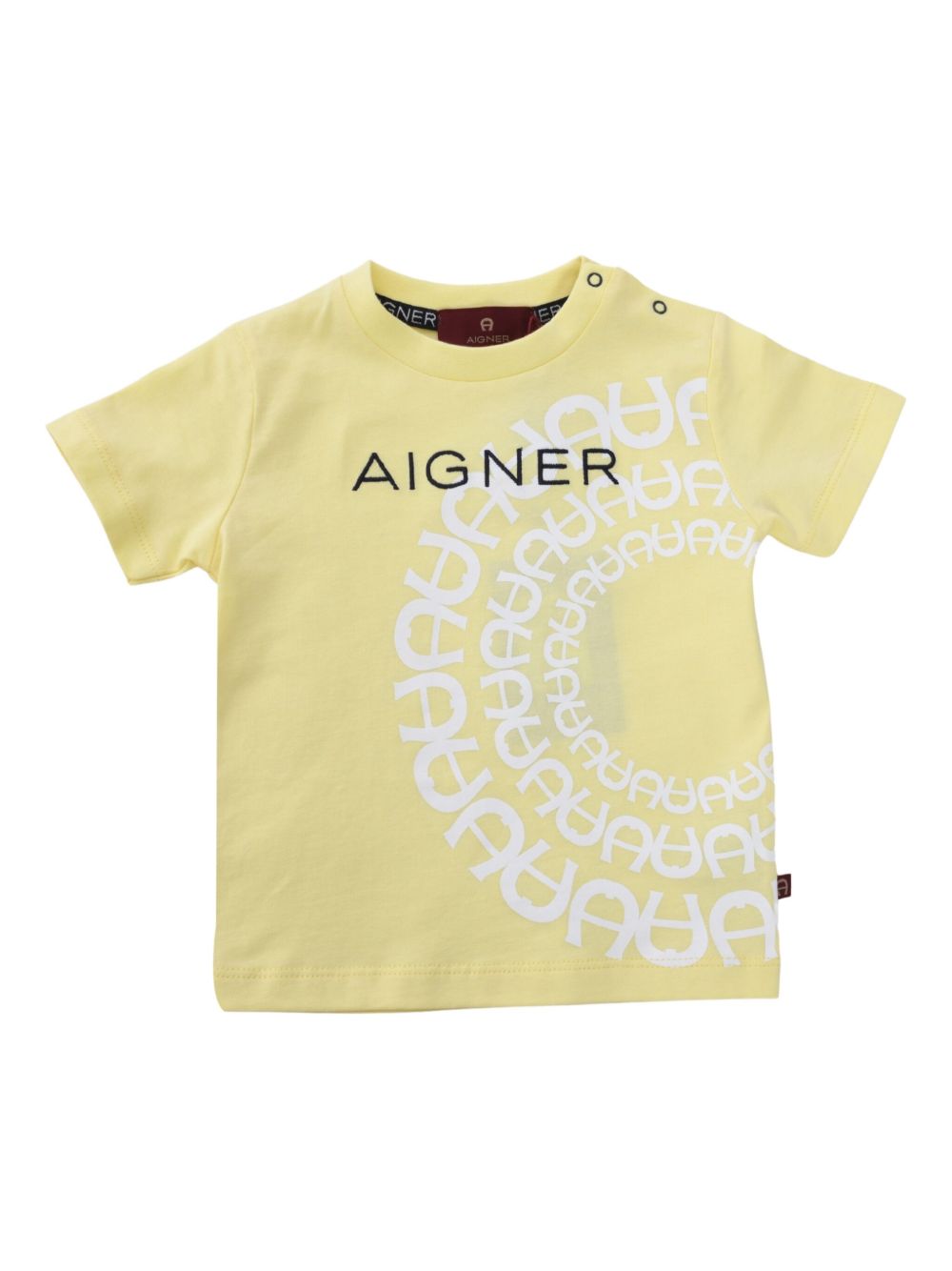 Logo-print T-shirt - Yellow