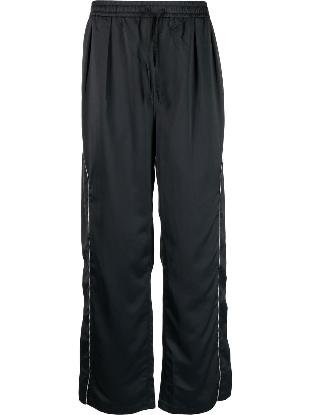 Rogi logo-embroidered track pants - Black