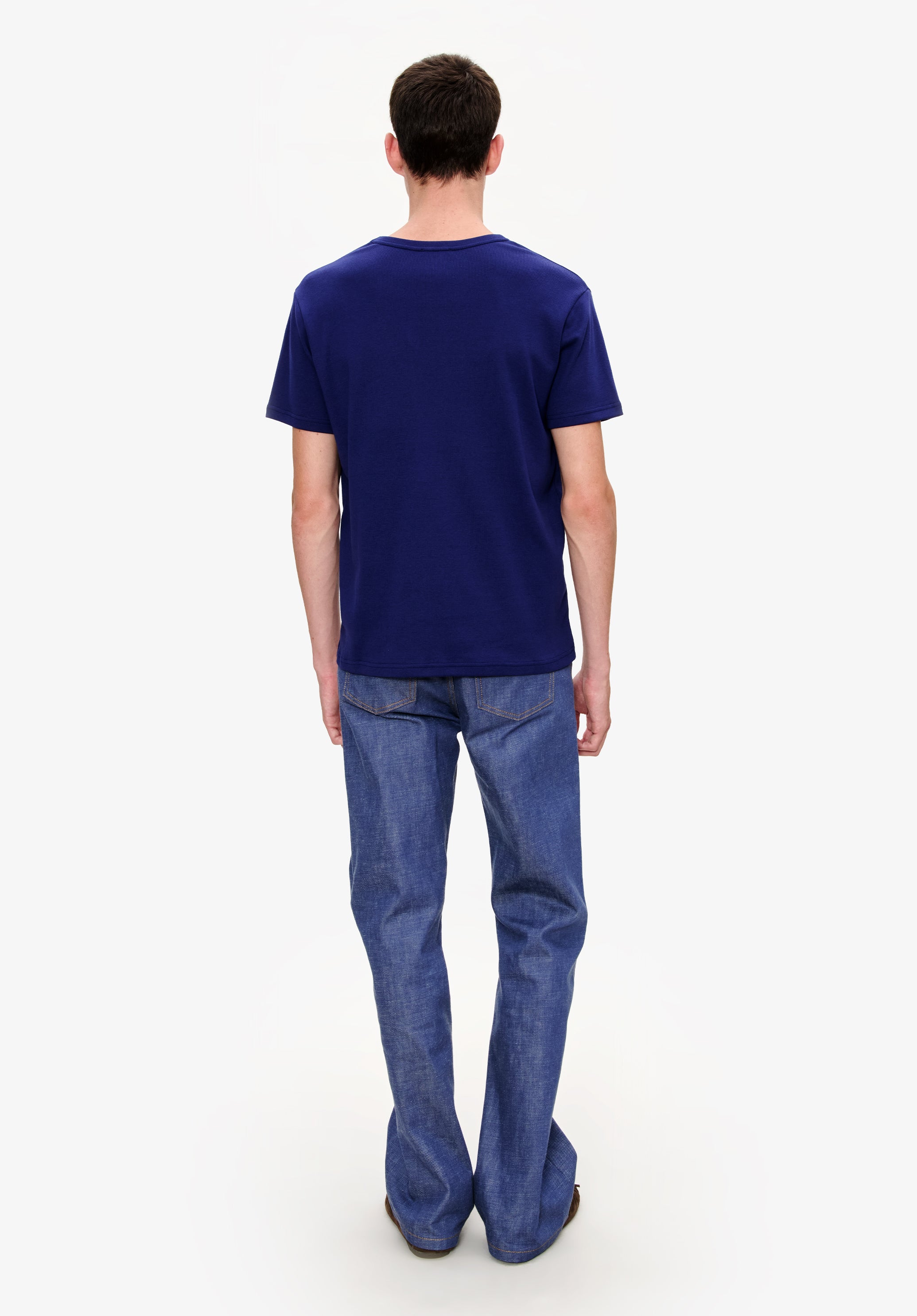 A. P.C. Men's Niclas T-shirt Size: Extra Small in Blue
