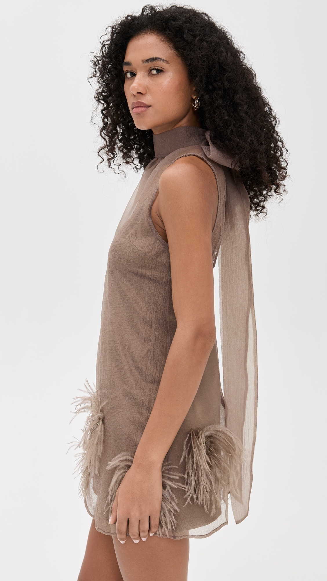 Albee Mini Dress Truffle