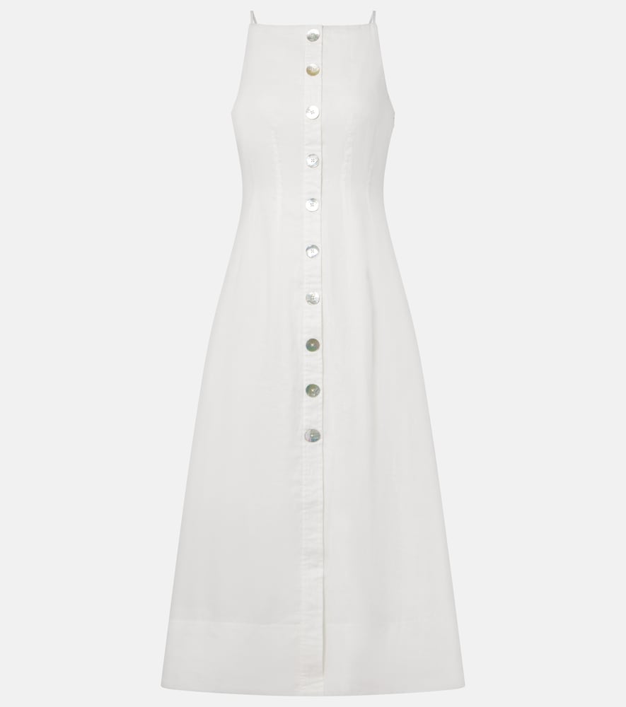 Georges linen midi dress
