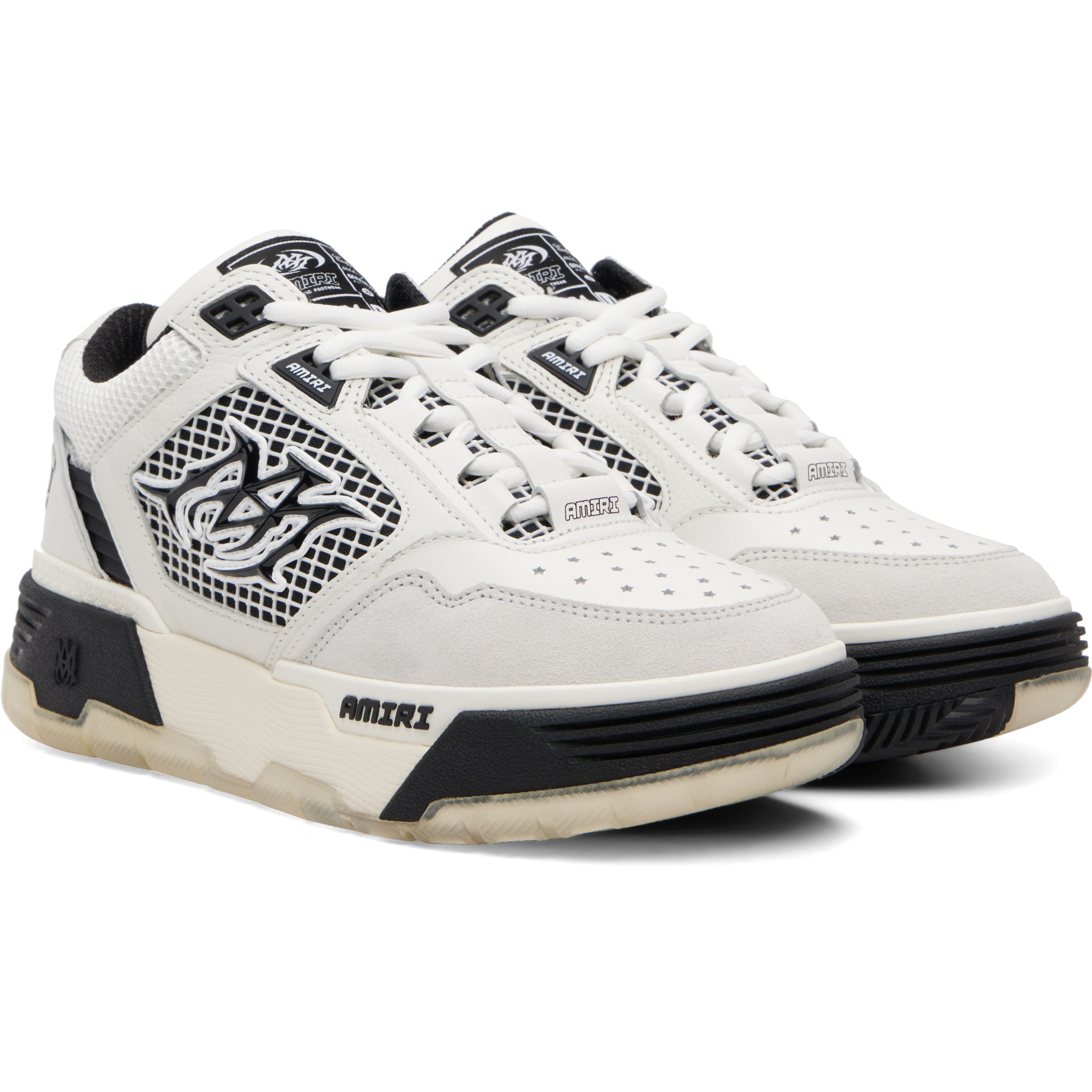 White & Black MA-94 Sneakers