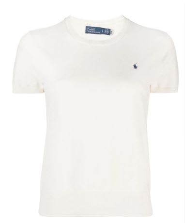 Polo Pony short-sleeve jumper - Neutrals