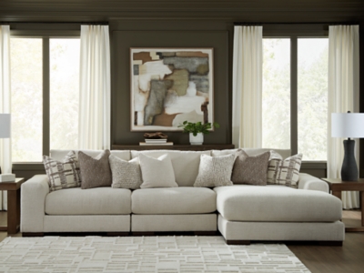 Barrelton 3-Piece Modular Sectional with Chaise, Barley