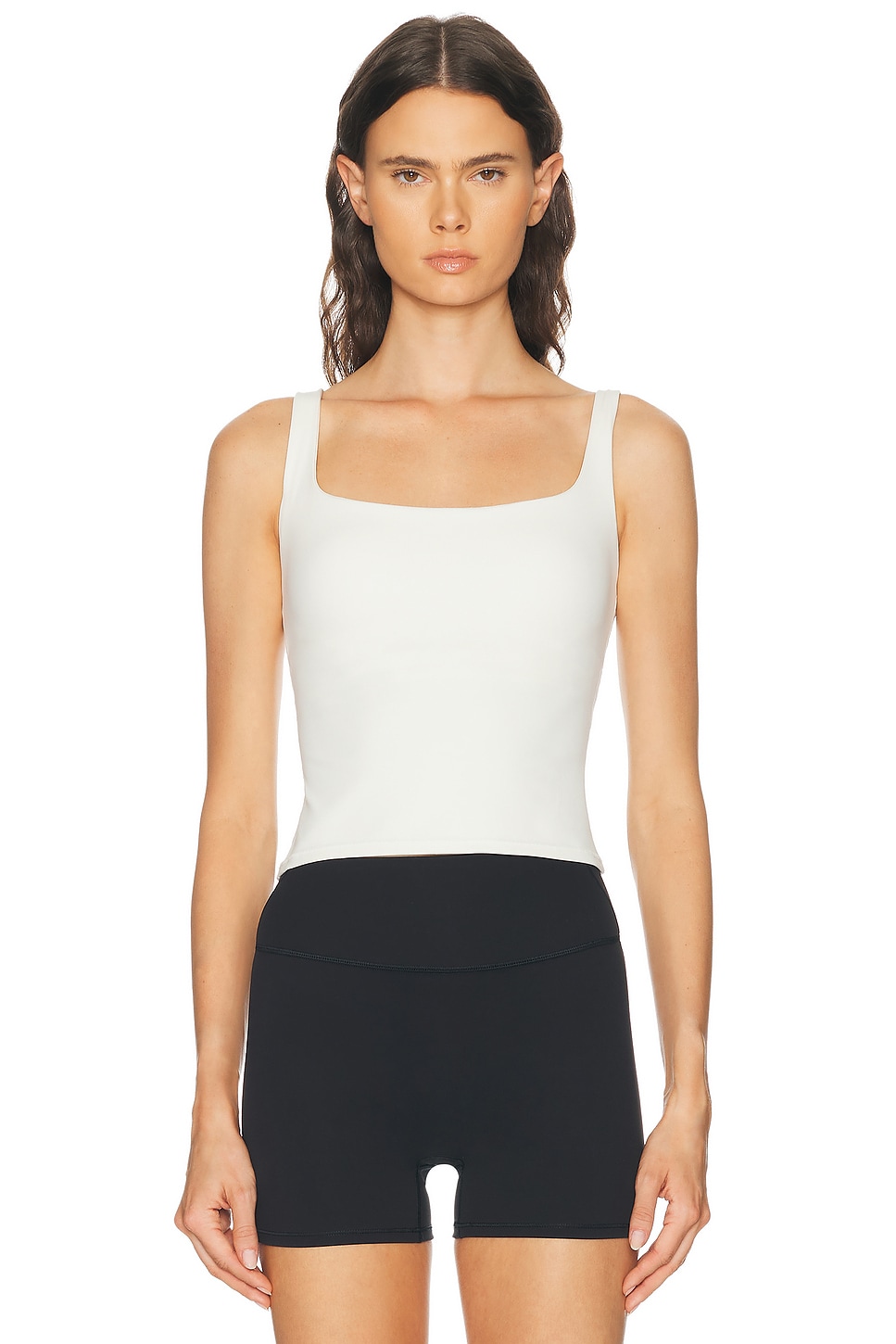 NikeSKIMS Matte Square Neck Tank Top in Ivory