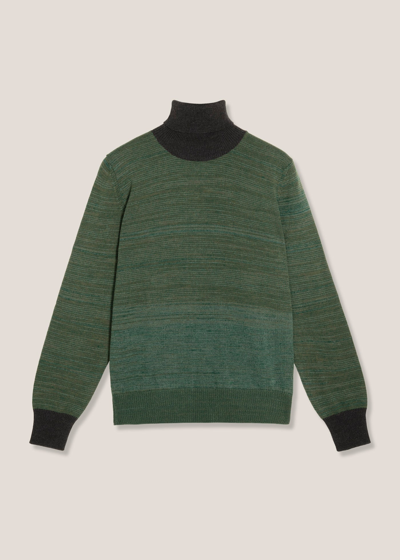 Aamintore Green Wool Turtleneck Knitwear - Unisex