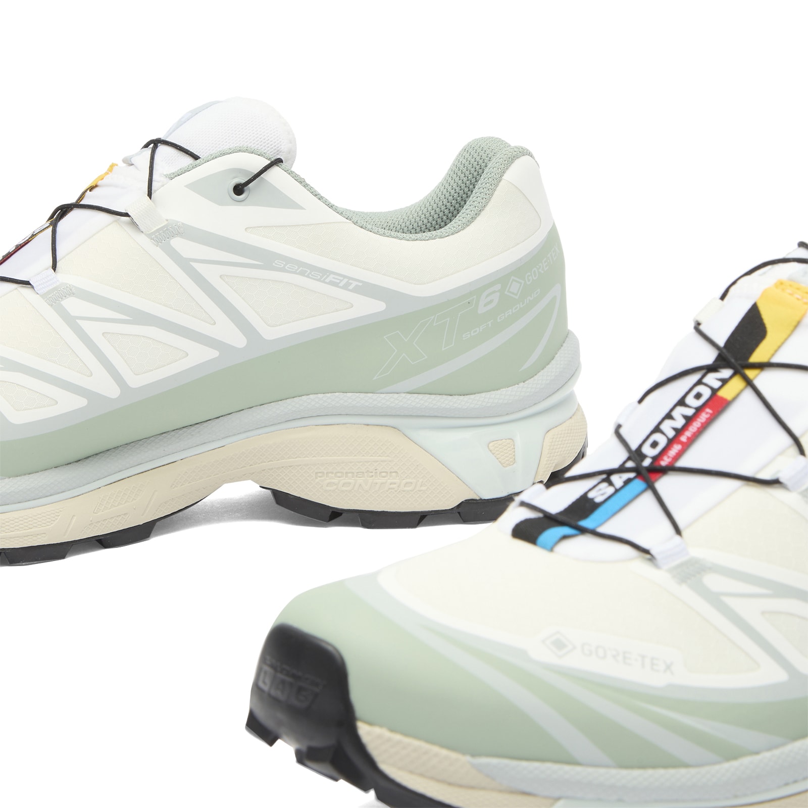 XT-6 GTX Sneaker White/Green Milieu/Ice Flow