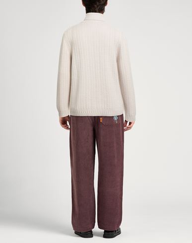 Alpha Studio Man Turtleneck Ivory Size 42 Wool