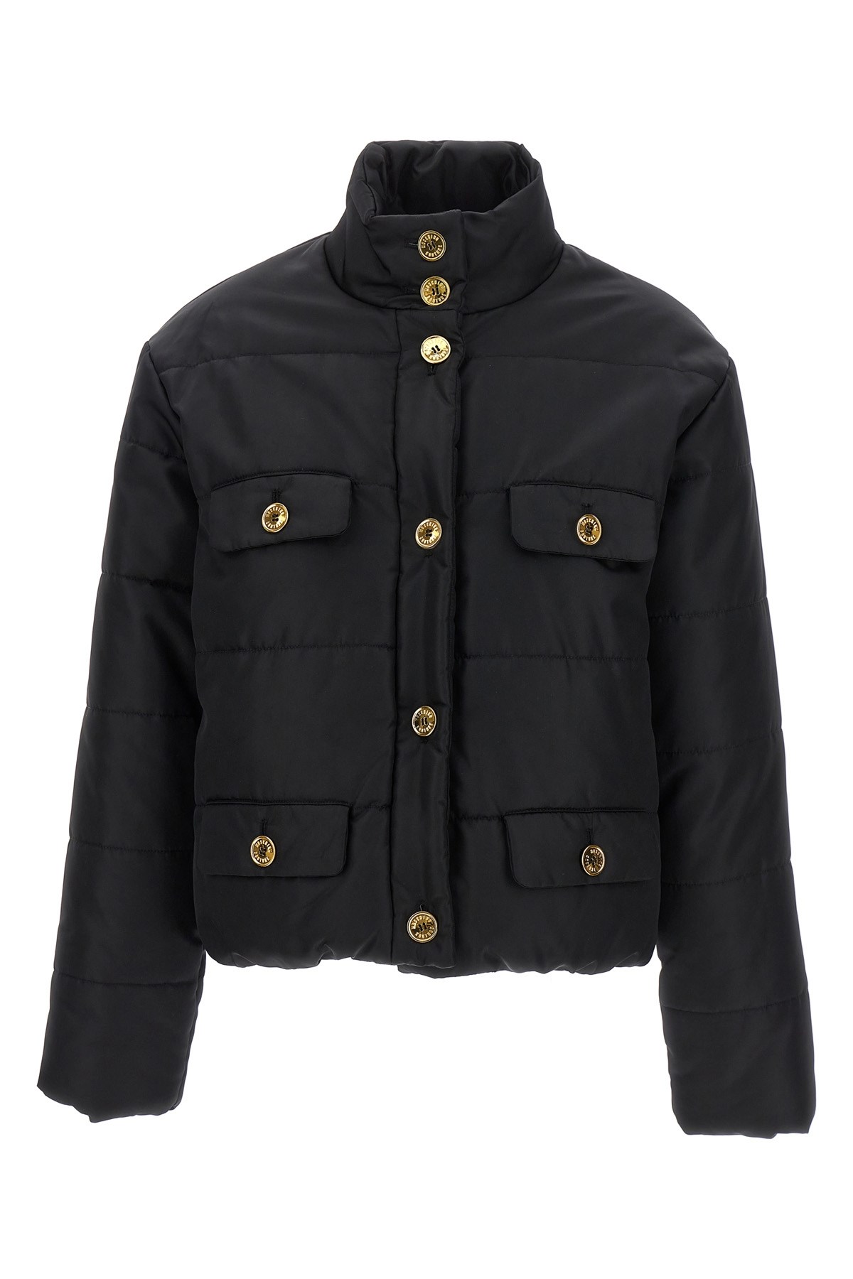 Logo Button Down Jacket