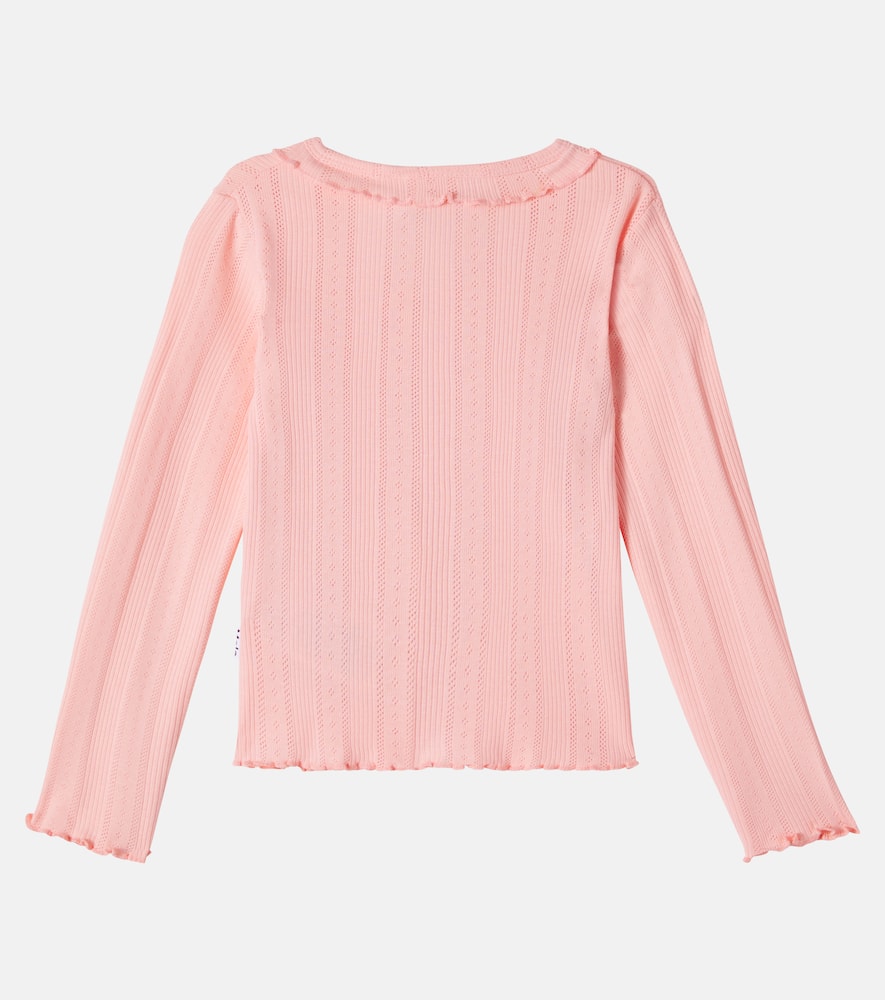 Ramsi pointelle cotton blouse