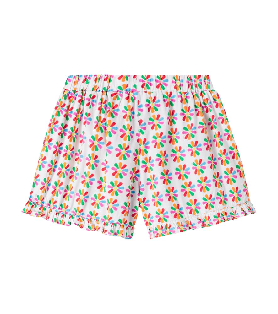 Fábula Catavento printed cotton shorts