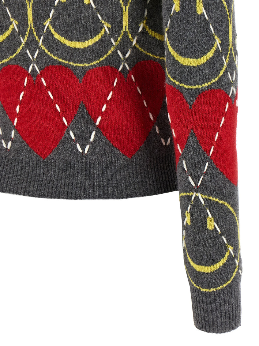 Multicolor Smiley sweater