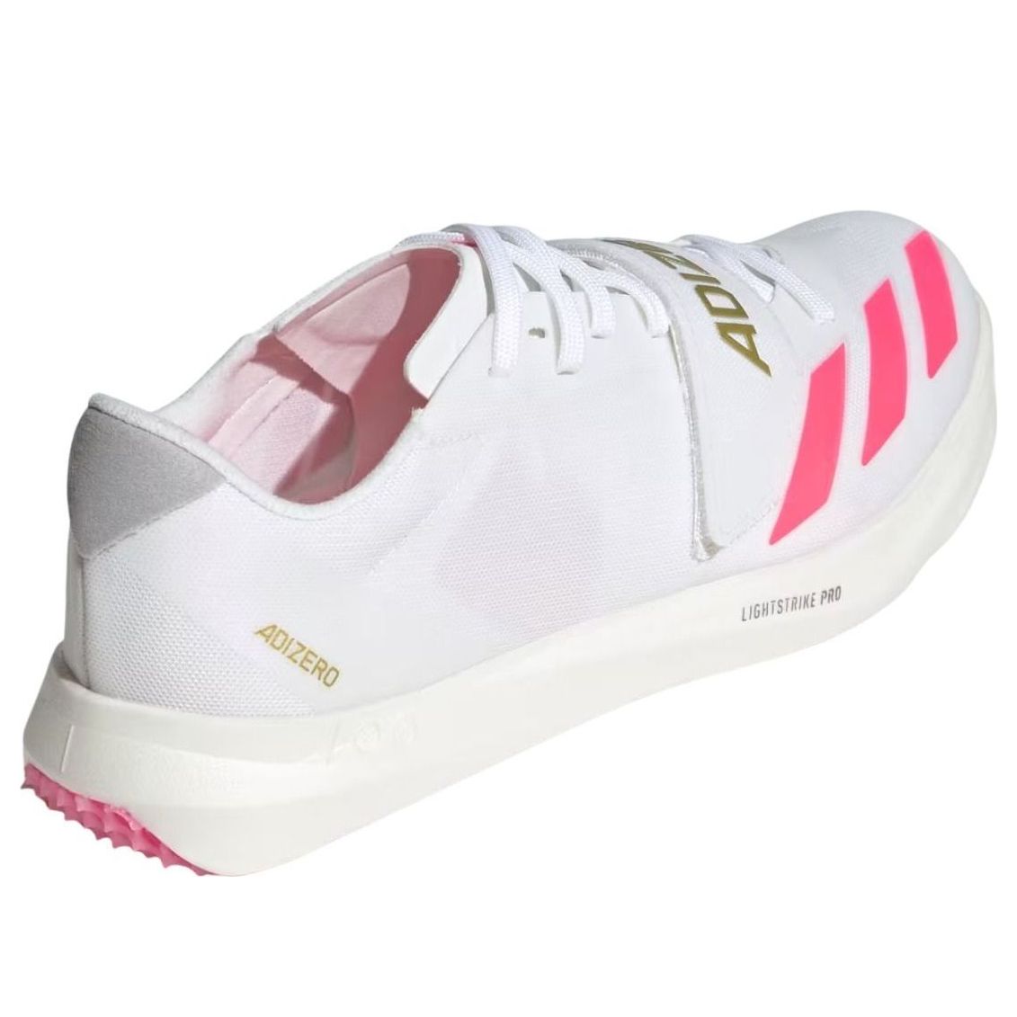 Adizero TJ/PV 'White Pink Gold Metallic'
