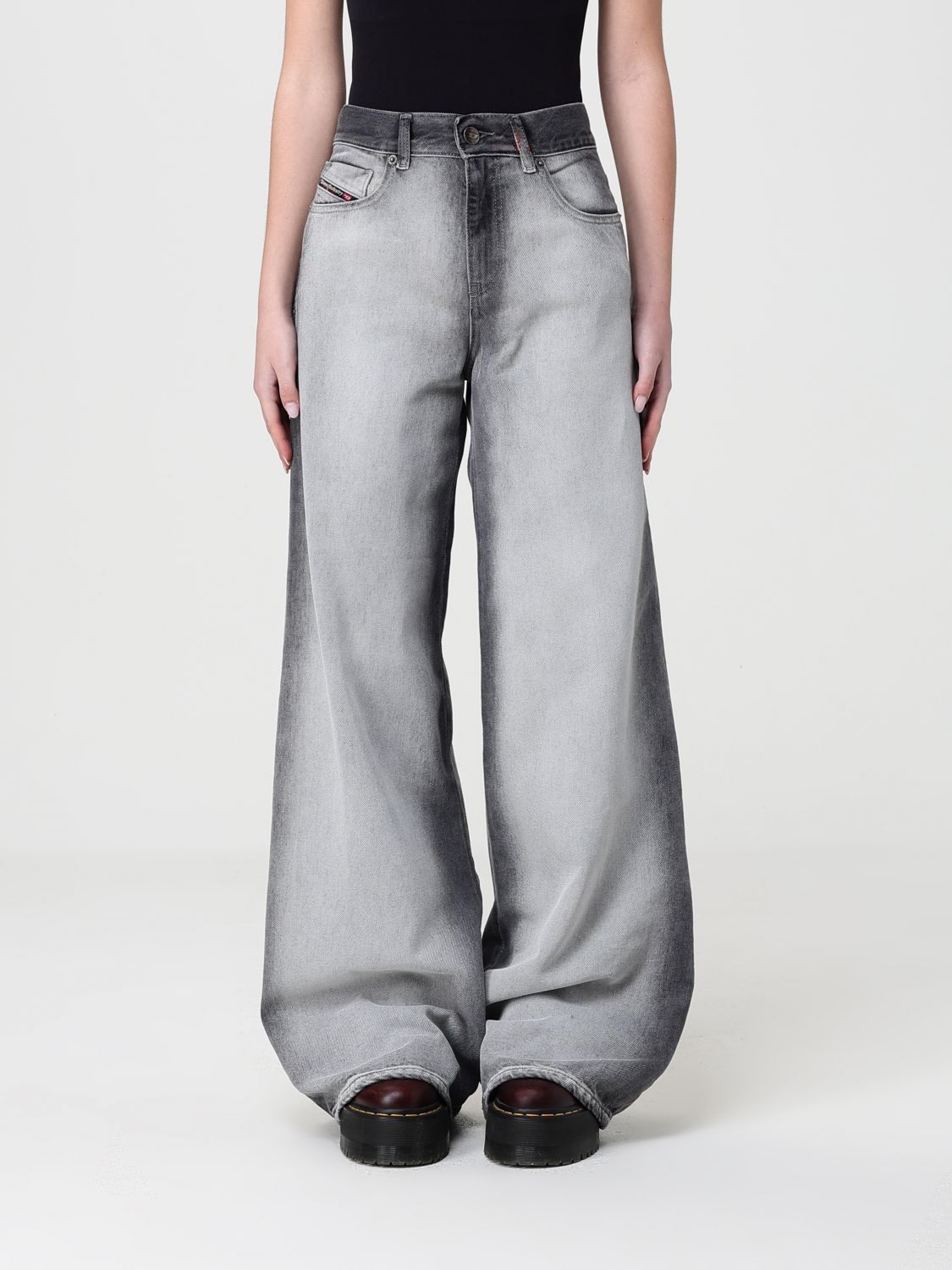 Jeans Woman color Black