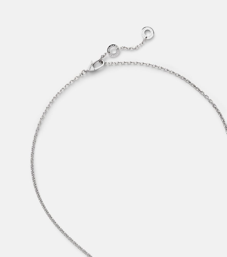 Bvlgari Serpenti Viper 18kt white gold pendant necklace with diamonds