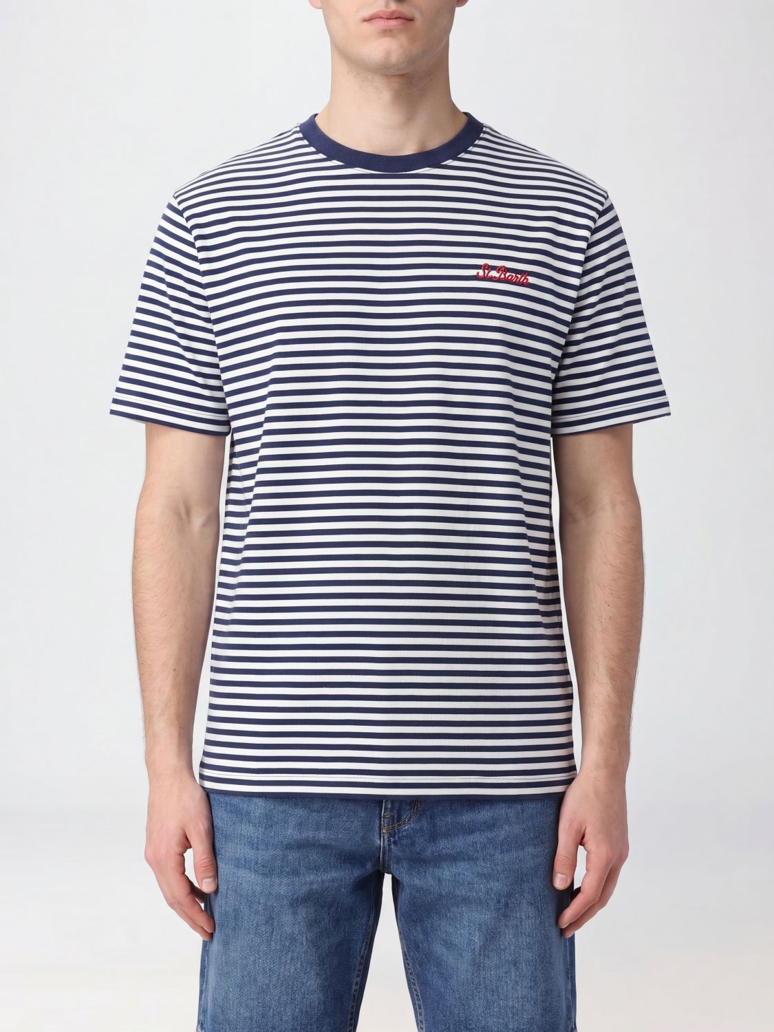 T-Shirt Men color Gnawed Blue
