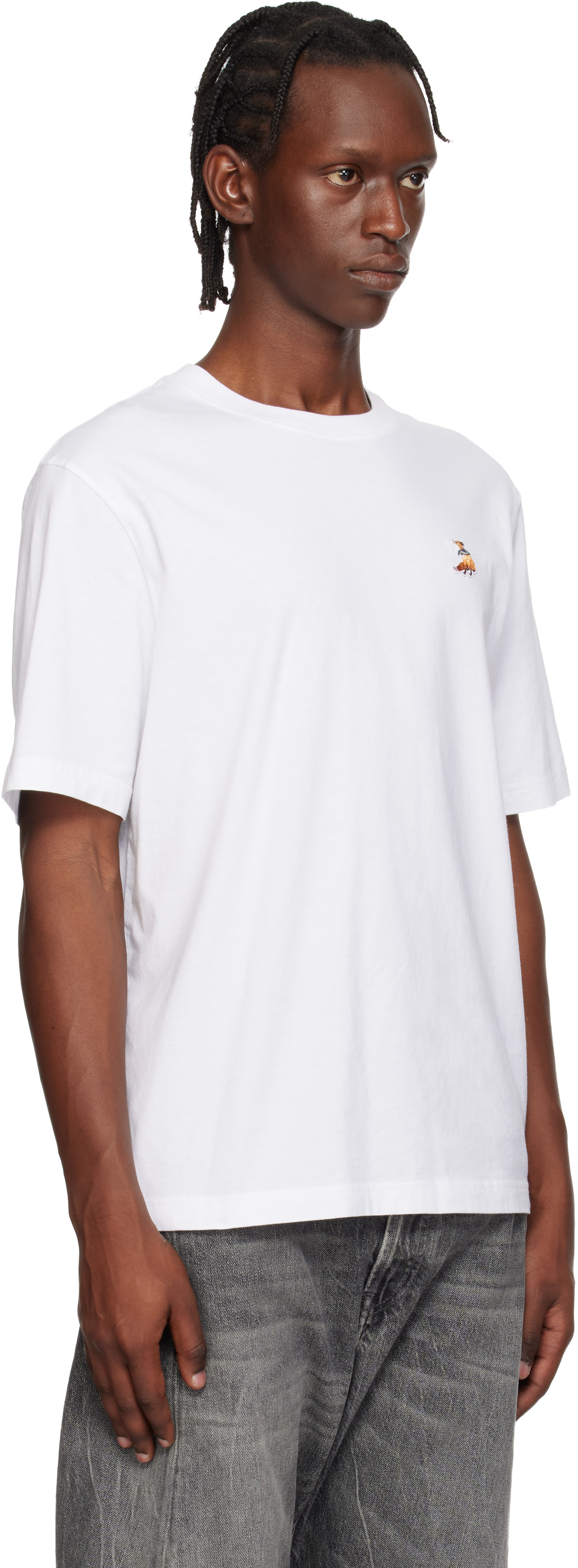 White Dreaming Fox Comfort T-shirt
