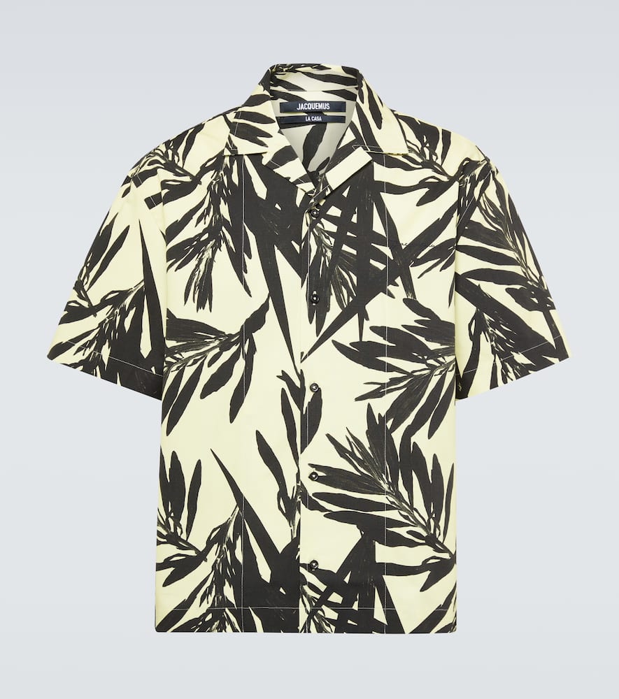 La Chemise Jean cotton poplin bowling shirt