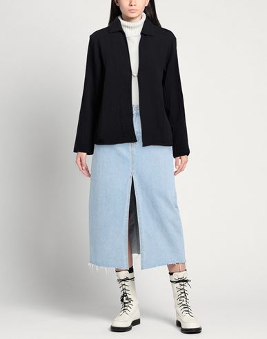 Woman Cardigan Black Size L Cotton