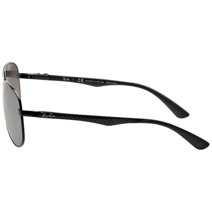 Polarized Grey Mirror Aviator Mens Sunglasses RB8313 002/K7
