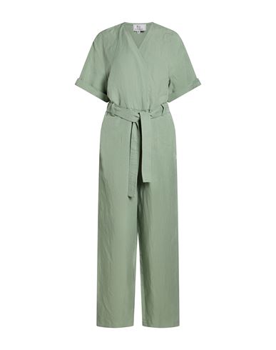 Woman Jumpsuit Sage green Size XS Viscose, Linen