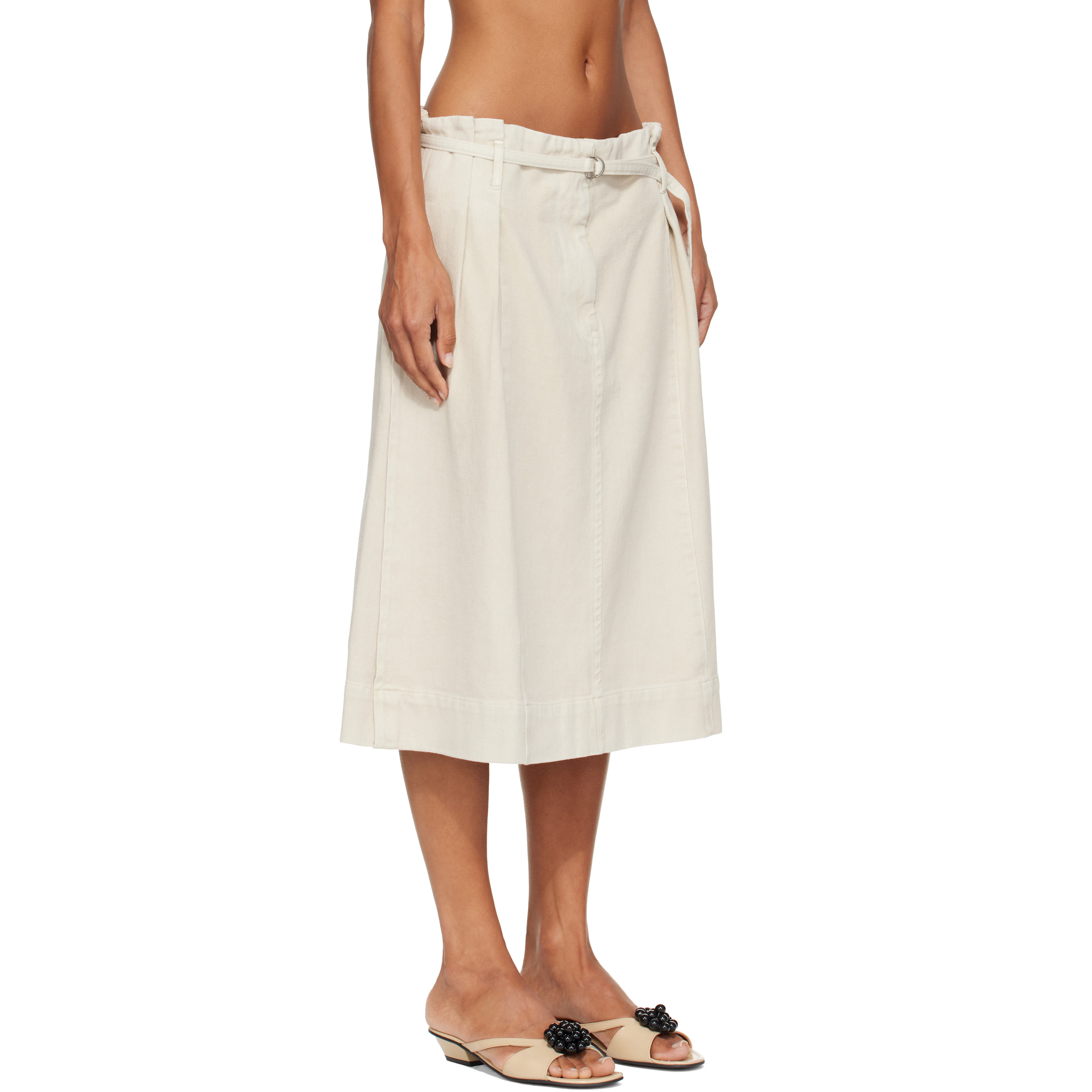 Off-White Kate Denim Midi Skirt