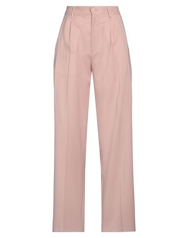 Hevò Woman Pants Blush Size M Virgin Wool