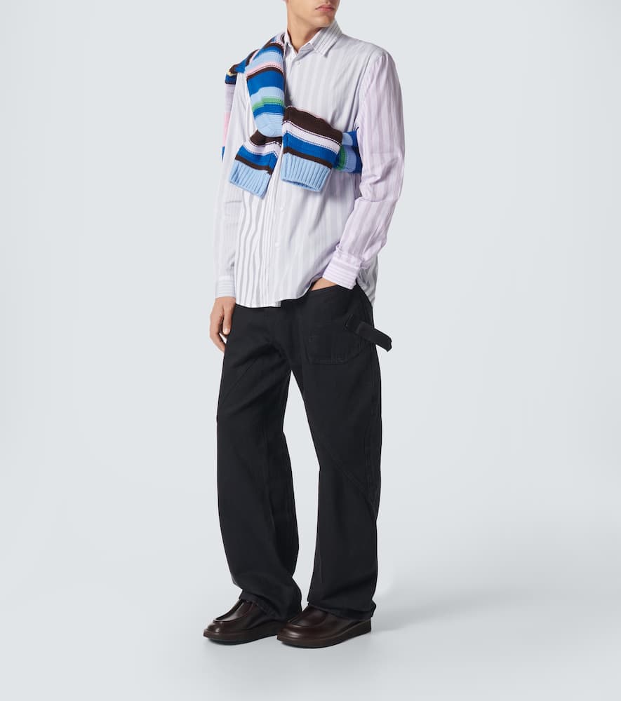 JW Anderson Striped cotton shirt