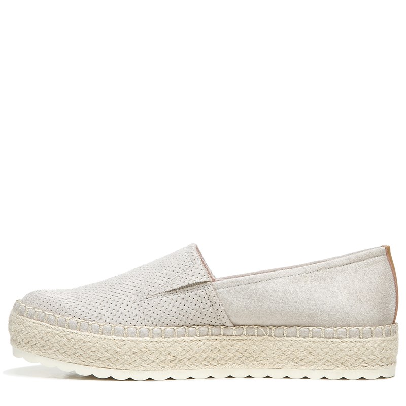 Women's Sunray Espadrille Slip On Shoes (Oyster Grey Microfiber)